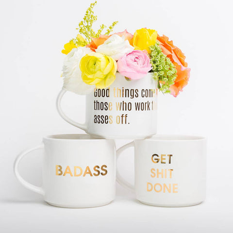 Get Shit Done Jumbo Stackable Mug