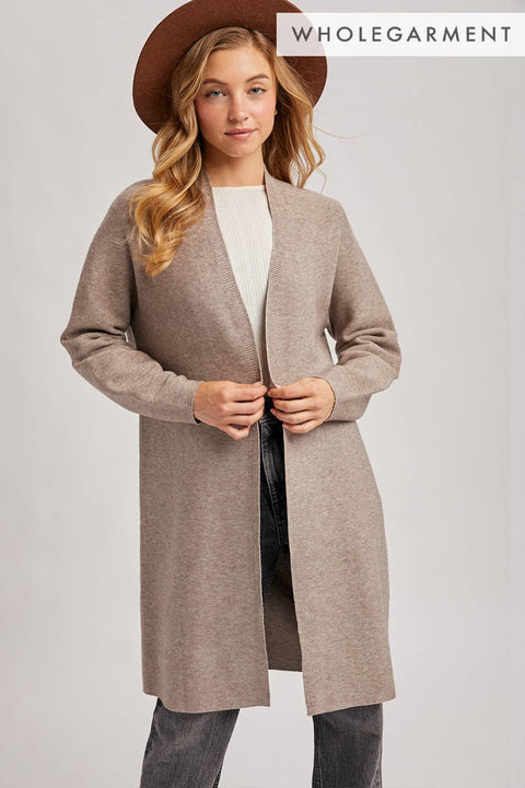 OPEN FRONT KNIT SWEATER CARDIGAN