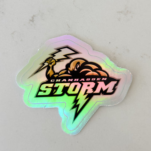 Chanhassen Storm Holographic Vinyl Sticker