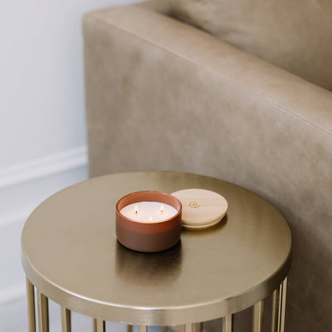 Mahogany + Cashmere - Resilience Series 3 Wick Soy Candle