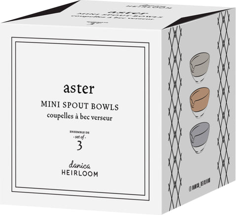 Aster Mini Spout Bowl Set of 3