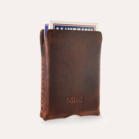 Playing Cards With Leather Sleeve