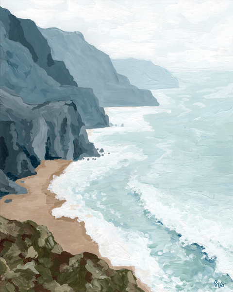 "Cliffs Shore" Print