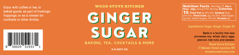 Ginger Sugar, 3.8 Net Oz