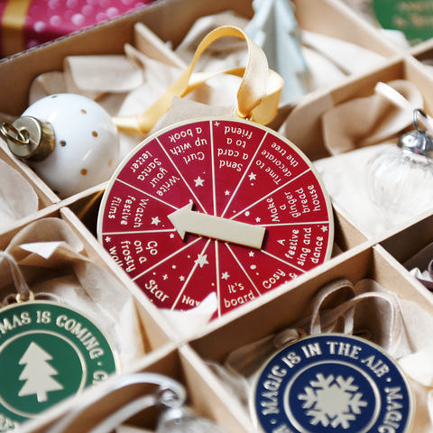 12 Days Of Advent Ideas Spinning Christmas Decoration