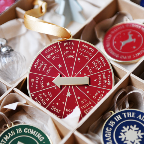 12 Days Of Advent Ideas Spinning Christmas Decoration