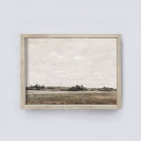 Vintage Print Framed | Landscape Painting A113