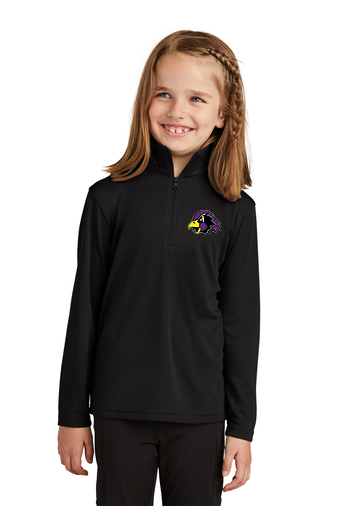 Chaska Youth Softball - Youth Quarter Zip with Front & Back Logos