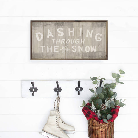 Woodland Holiday Sign Dashing