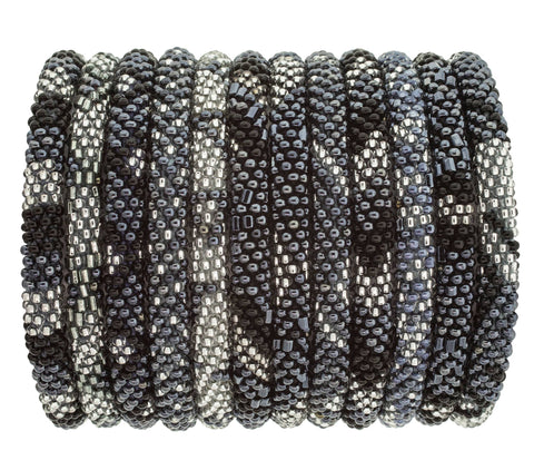 Slate Mix: Roll-On® Bracelets, Ethically Crafted