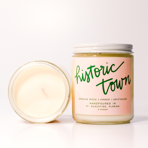 Historic Town: 8 oz Soy Wax - Small Batch Candles