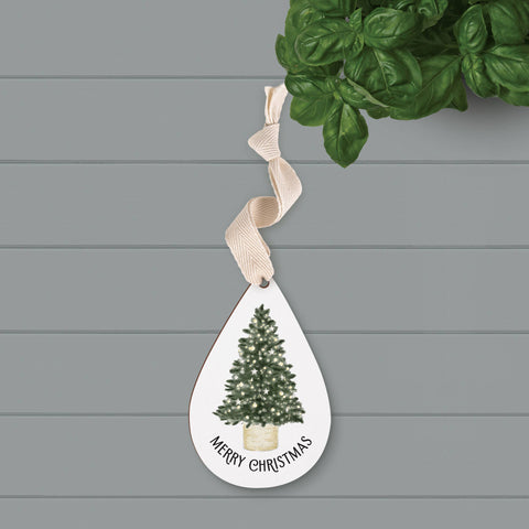 Merry Christmas Tree Ornament