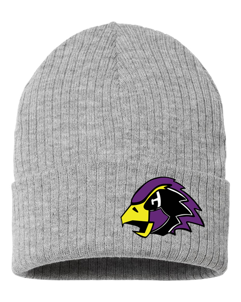 Chaska Hawks Gray Beanie, Winter Hat