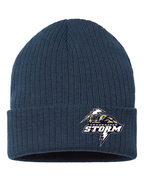 Chanhassen Storm Navy Beanie, Winter Hat