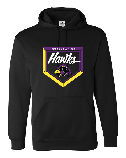 Chaska Hawks Home Plate Adult Performance Hoodie