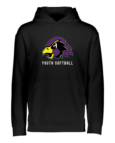 Chaska Hawks Logo Youth Performance Hoodie