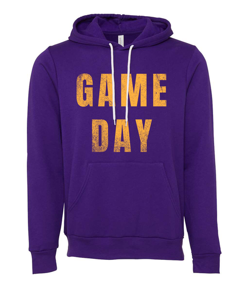 Game Day Purple Hoodie, Unisex Sponge Fleece