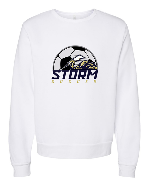 Chanhassen Storm Soccer Ultra Soft Crewneck, White