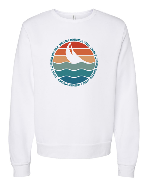 Waconia Ultra Soft Unisex Crewneck Sweatshirt - Retro Logo