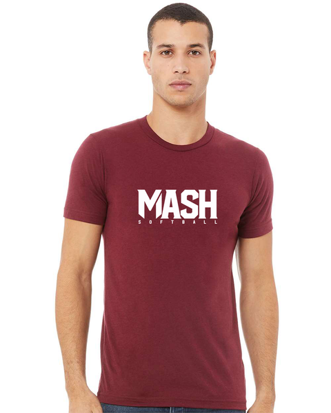 Mash Softball Text Classic Unisex T-Shirt