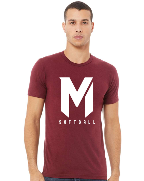 Mash Softball Large Logo Unisex T-Shirt