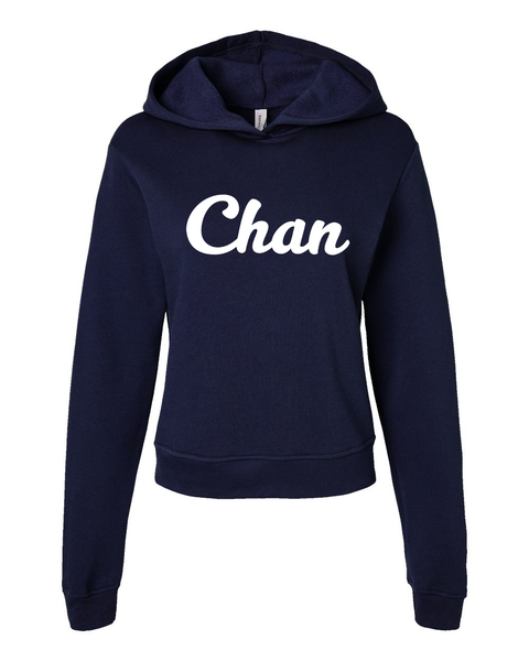 Chan Women's Fit Classic Hoodie, Navy