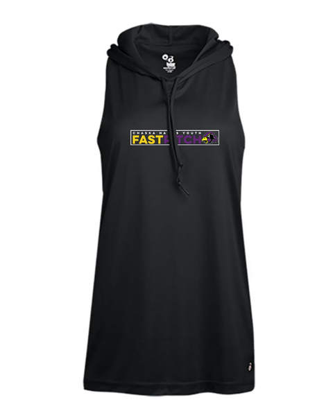 Chaska Hawks Fastpitch Women's Hooded Tank Top, Performance Fabric