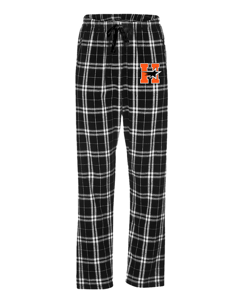 Black & White Flannel Pants, Hurley Northstars Front Pocket Logo