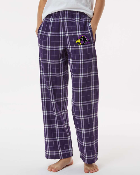 Flannel Pants, Chaska Hawks Front Pocket Logo