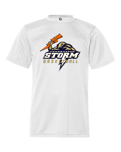 Chanhassen Storm Basketball Performance Tee. Youth & Adult