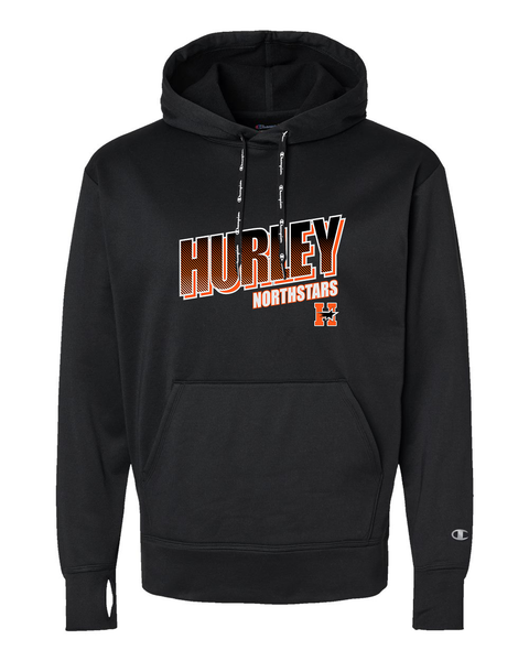 Hurley Northstars Champion Sport Hoodie, Black Unisex