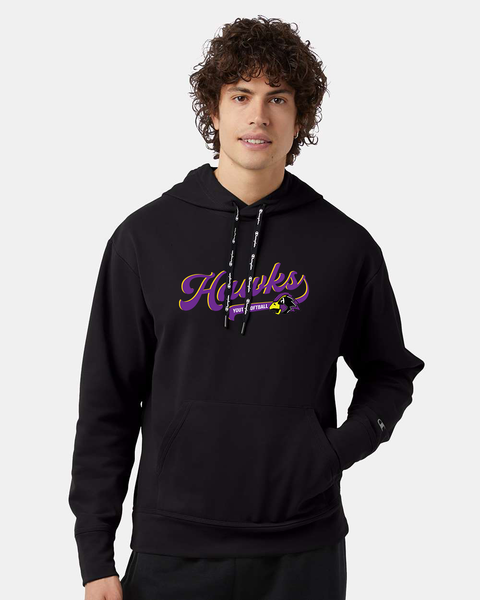 Hawks Youth Softball Unisex Champion Hoodie, Black