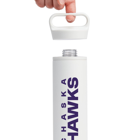Chaska Hawks Wander Bottle - 20oz White