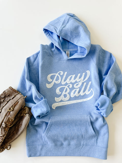 Play Ball Ultra-Soft Hoodie - Adult & Youth Sizes