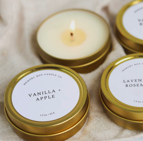 Vanilla + Apple Soy Candle - Various Sizes