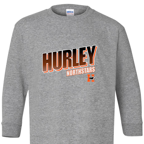 Hurley Northstars Youth Grey Crewneck Sweatshirt