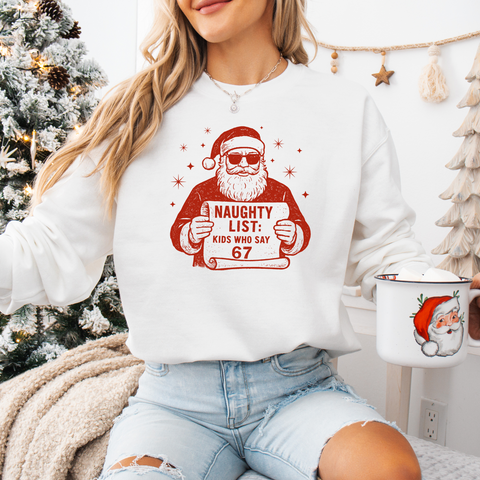 Naughty List Holiday 67 Tee Shirt - Adults