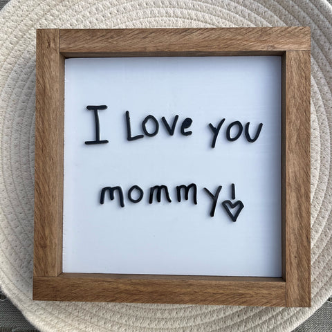 Personalized Signs in Your Little’s Handwriting