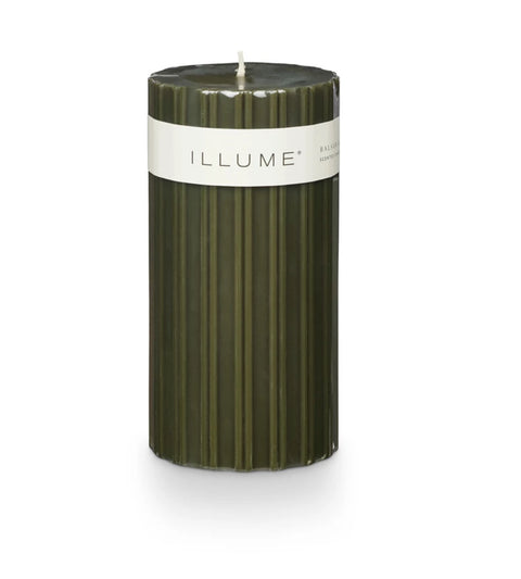 Balsam & Cedar Fragranced Pillar Candle - 2sizes