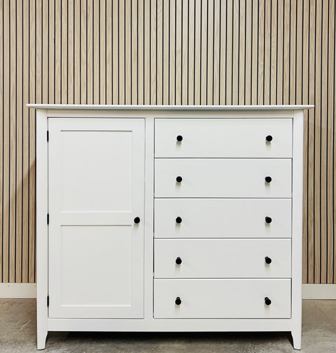 Large Nadeau Dresser with Cabinet Storage