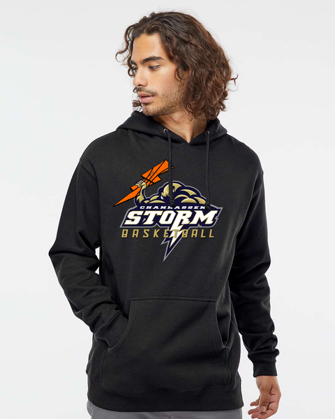 Chanhassen Storm Basketball Bolt Hoodie, Black