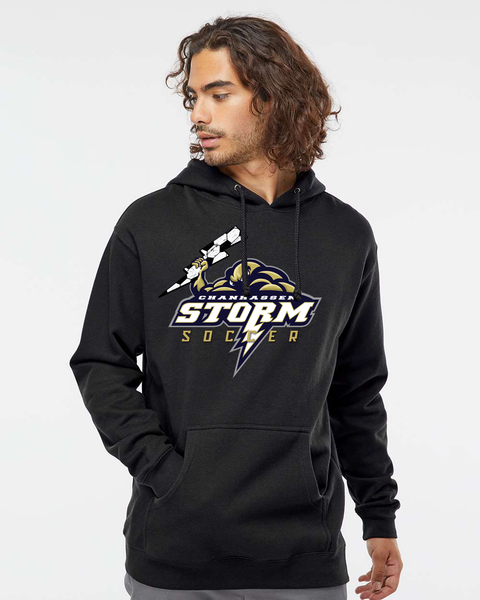 Chanhassen Storm Soccer Bolt Hoodie, Black