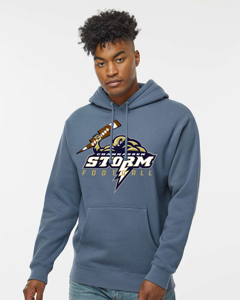 Chanhassen Storm Football Bolt Hoodie, Storm Blue