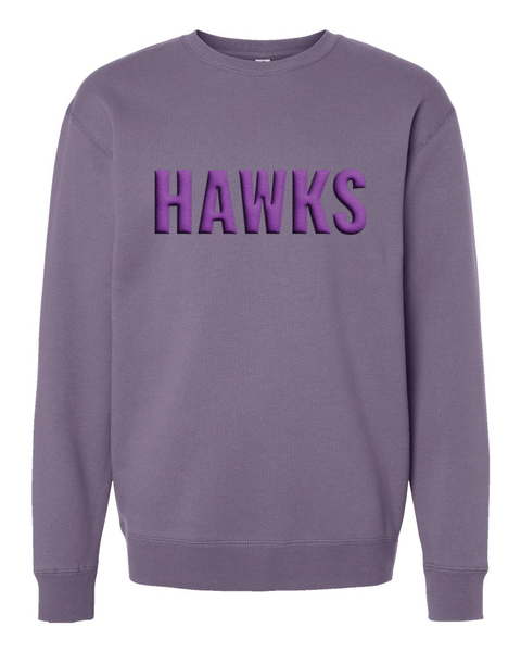 HAWKS Puff-Printed Crewneck Sweatshirt