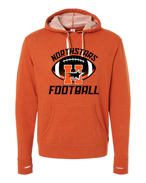 Hurley Northstars Football Special Blend Orange Unisex Hoodie