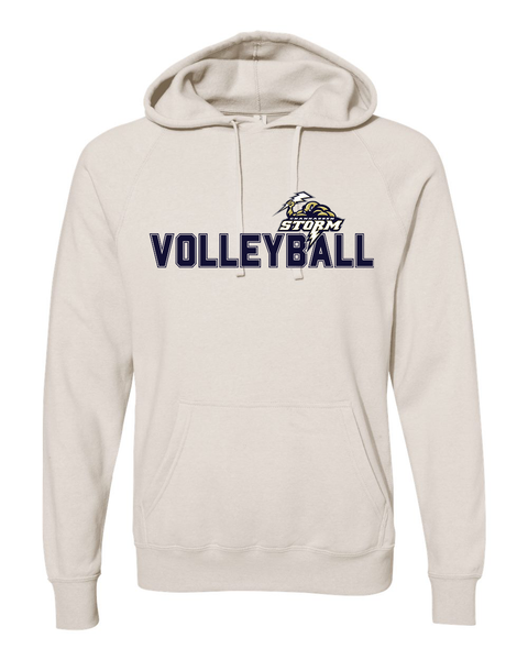 Chanhassen Storm Volleyball Logo Hoodie in Natural Oat