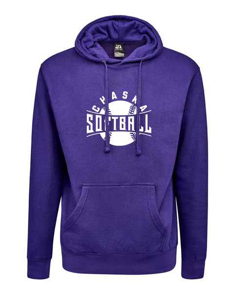 Chaska Softball Purple Adult Hoodie