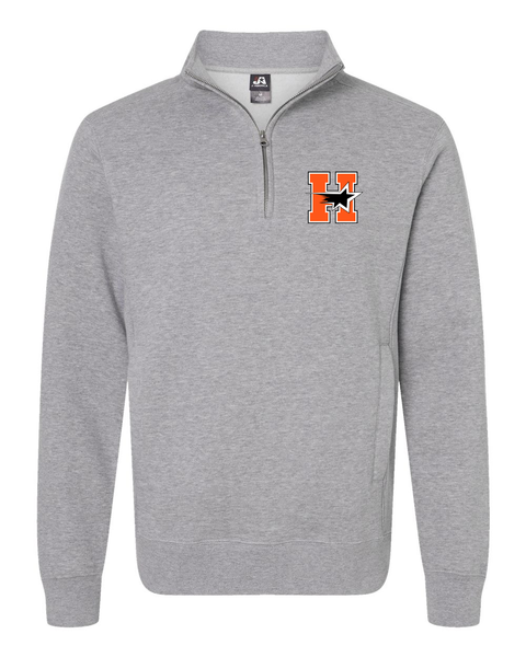 Hurley Northstars Unisex Quarter-Zip Pullover Sweatshirt, Gray