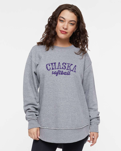 Chaska Softball Women's Longer-Length Relaxed Fit Sweatshirt