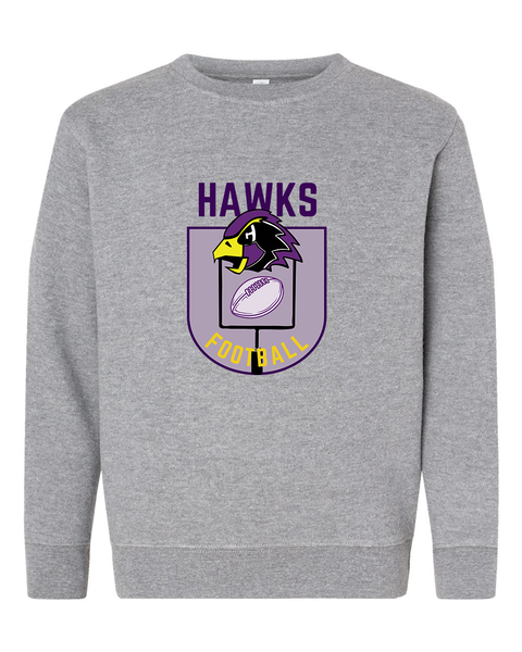 Chaska Hawks Football Youth Crewneck Sweatshirt